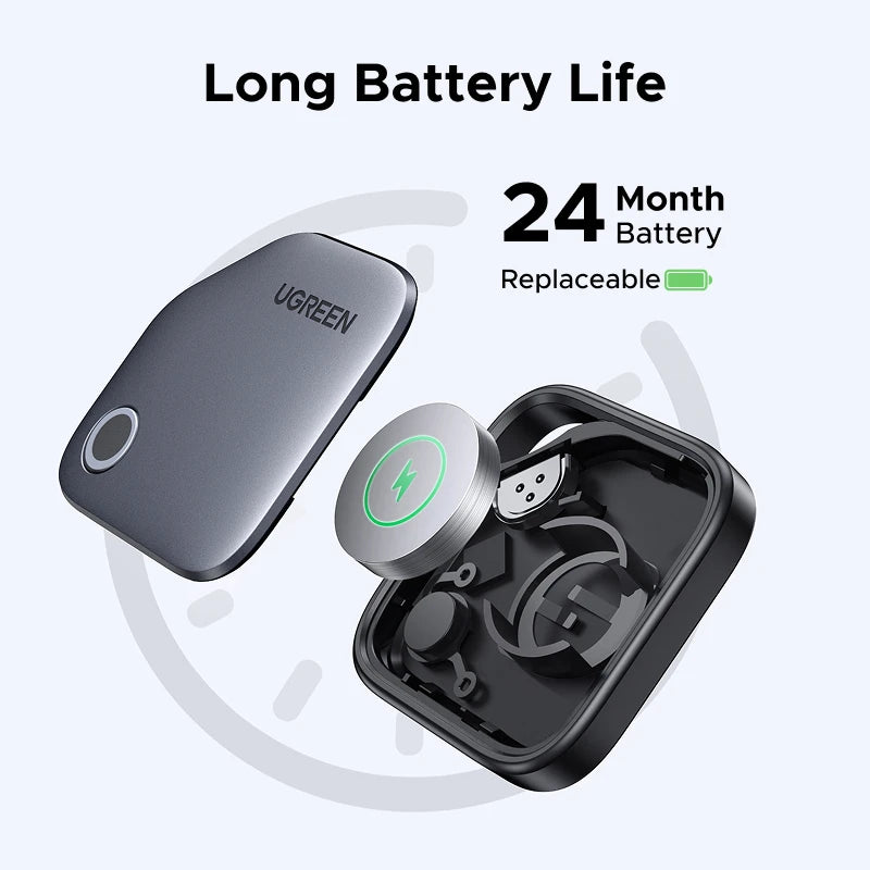 (IOS ONLY!) Smart Bluetooth Tracker, Keys Finder Item Locator SmartTag Up to 2 Year Battery Phone Finder For Apple Find My