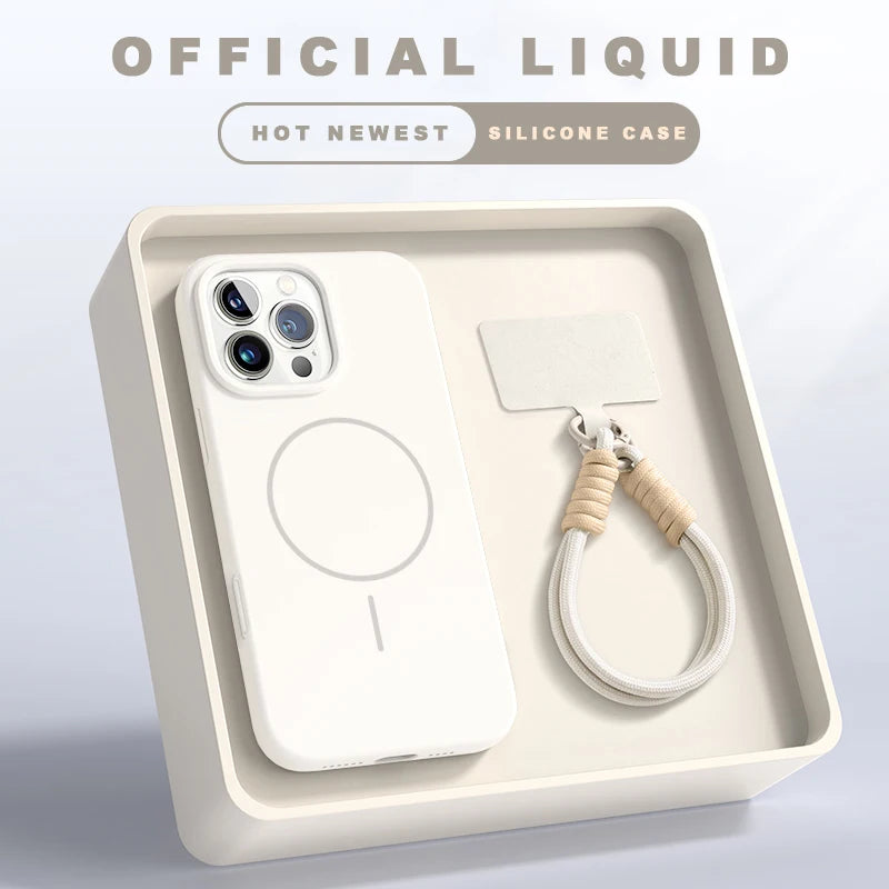 Magnetic Phone Case For iPhone with MagSafe + Strap