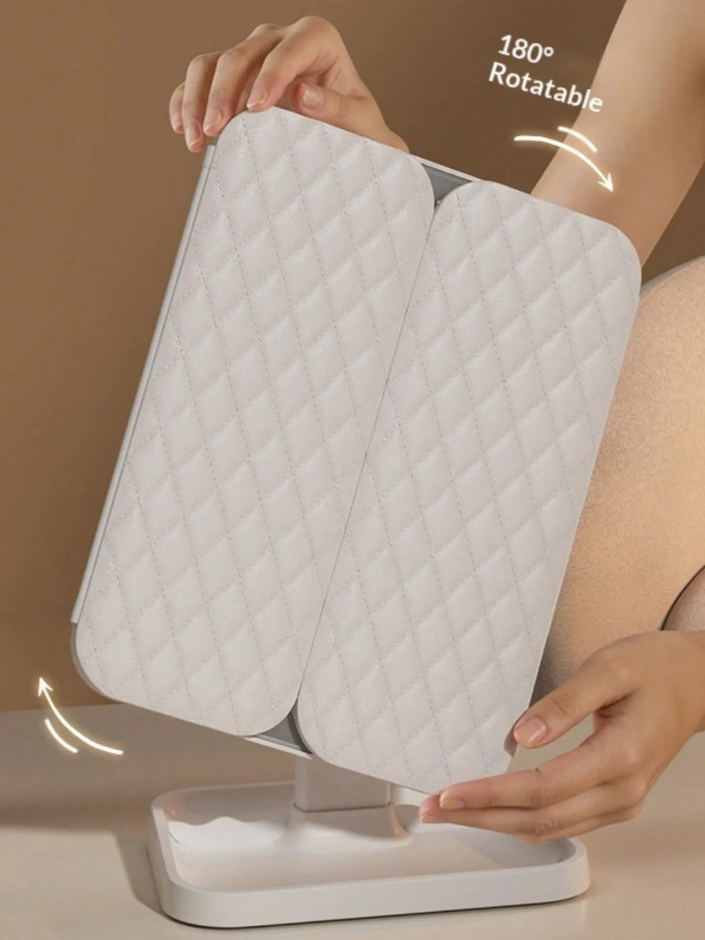 Trifold Makeup Mirror with LED Lights