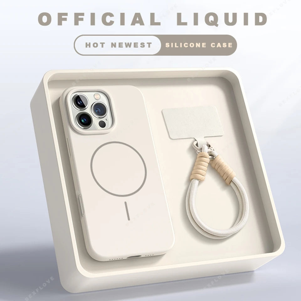 Magnetic Phone Case For iPhone with MagSafe + Strap