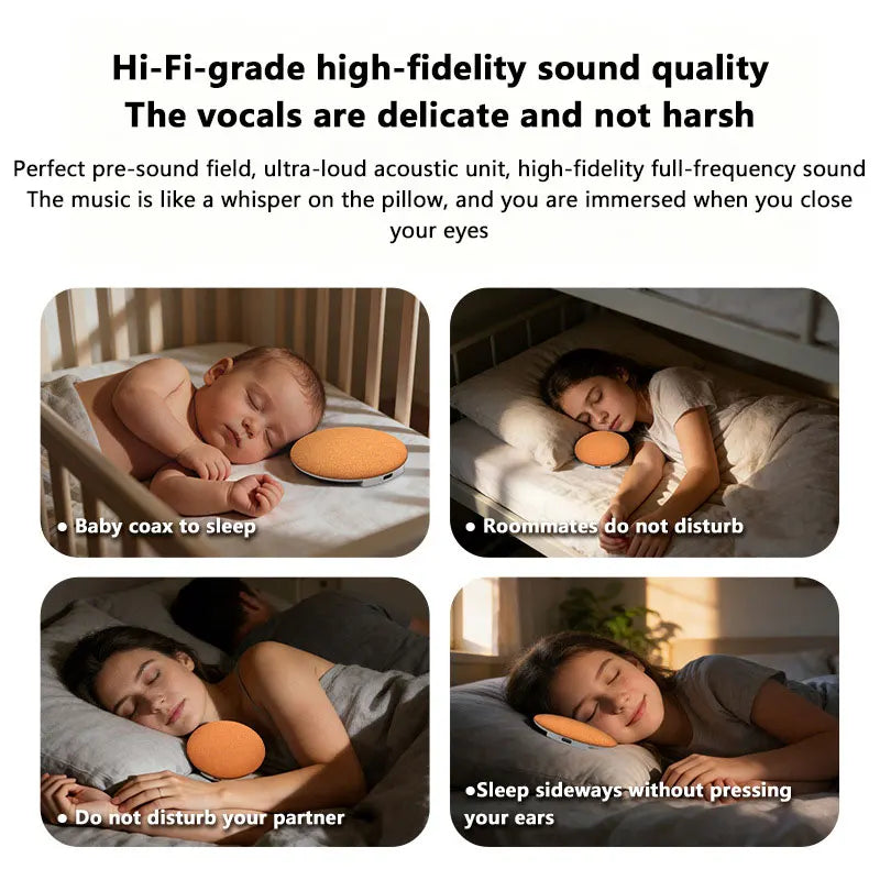 Lenovo Mini Sleeping Bluetooth Speaker Nature Sound Noise Soundbar Wireless MP3 Music Player Thin Timed Shutdown Audio Play